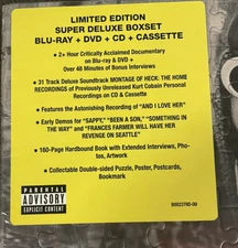 Kurt Cobain ~ Montage of Heck Ltd Ed BOX SET BluRay+DVD+CD+cassette++ 🪩SEALED🪩