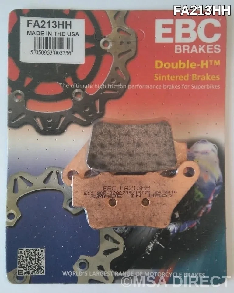 EBC Fritté Arrière Disque Frein Plaquettes Pour BMW S1000RR/S1000R (2010 2022) - Photo 2/4