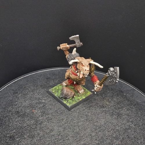 Pro painted Warhammer Fantasy Chaos Minotaur Lord OOP RARE Oldhammer 1980s - Picture 2 of 4