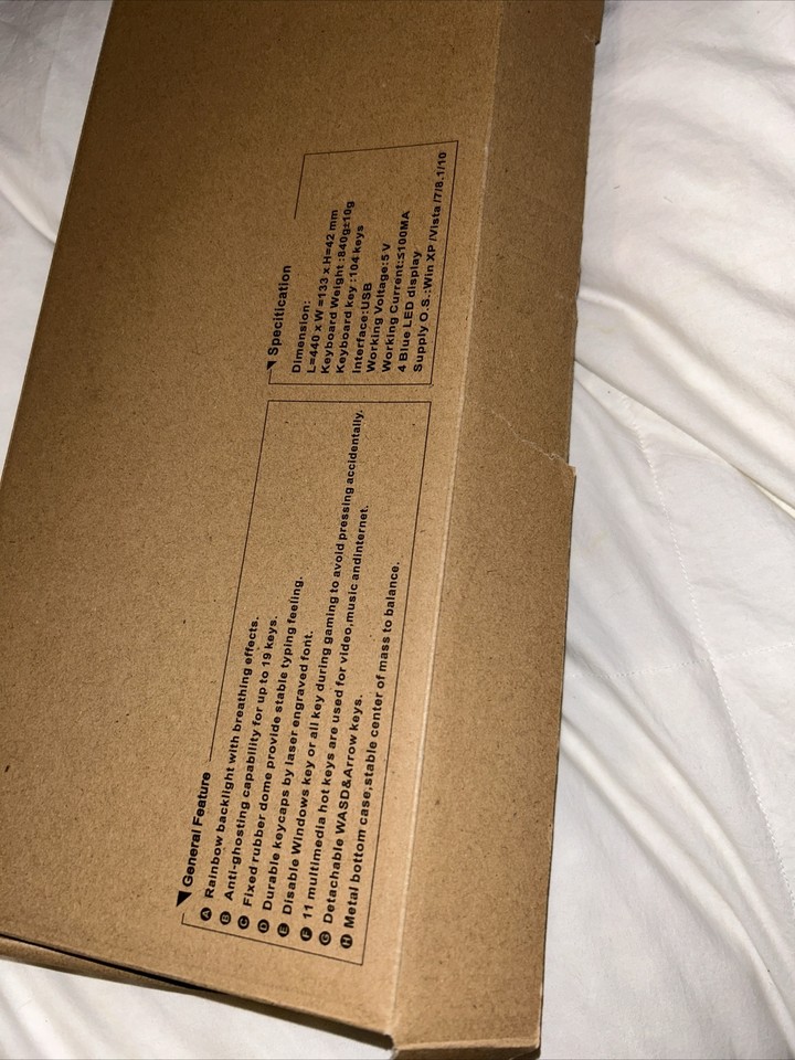 Gaming Keyboard Skytech Wired Light Up Mechanical K1000 Black NEW eBay