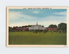 Postcard Handley High School Winchester Virginia USA