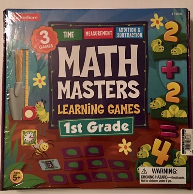 Lakeshore Learning: Math Masters Learning Games 1st Grade (New/Sealed)
