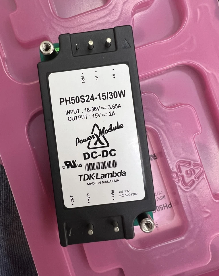 TDK-Lambda PH50S24-15 30W Simple function 50 to 600W DC-DC converters New - Image 3 of 3