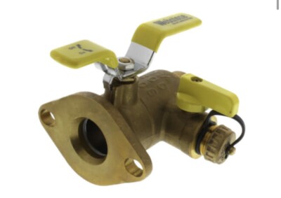 Webstone H-50415HV 1-1/4  SWT X FLANGE Isolator W/ Drain Ball Valve NEW!!