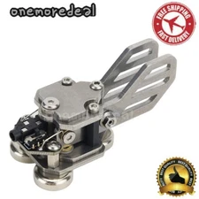Stainless Steel CW Morse Key Telegraph Paddle Key Magnetic Base-Trade Edition