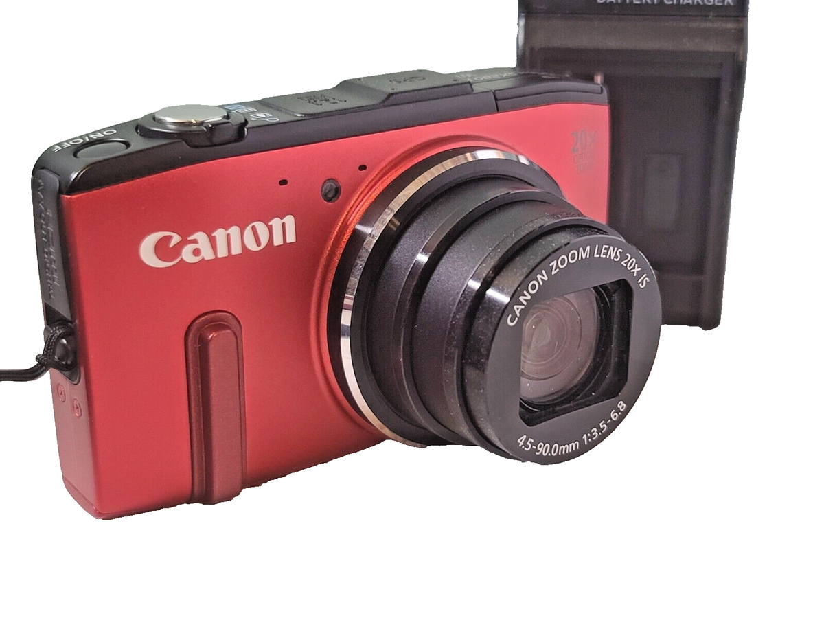 Canon PowerShot SX280 HS 12.1MP Digital Camera - Red for Canon PowerShot SX280 HS 12.1MP Digital Camera - Red for