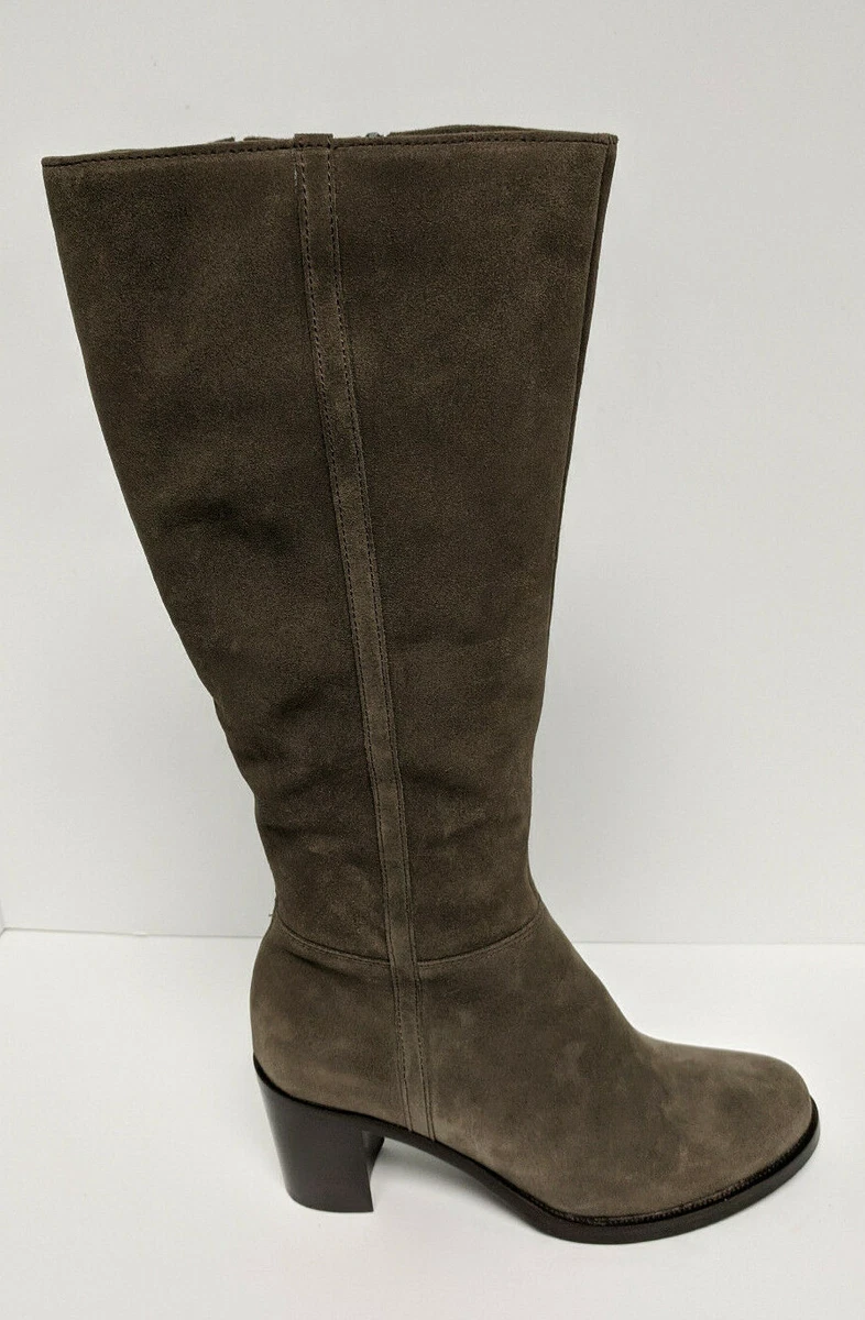 La Canadienne Phebe Riding Boots Stone Suede Women s 9.5 M