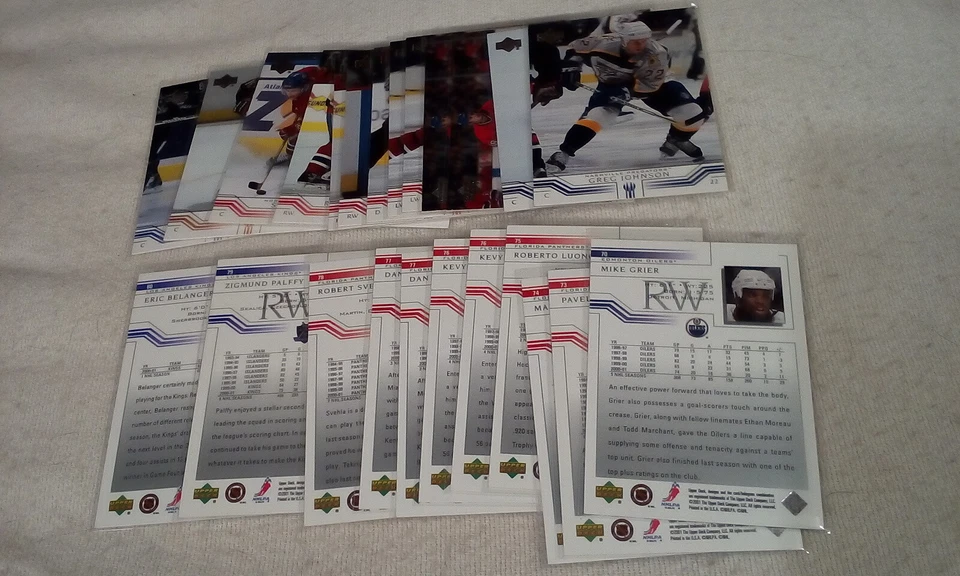 2001-02 Upper Deck Hockey Part. Base Set 1-99. Pick cards that you want/need. - Image 3 of 3