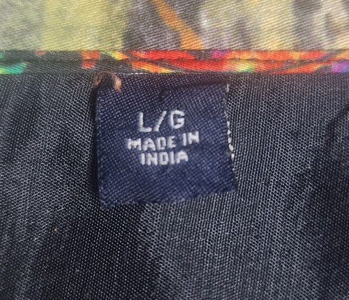 Robert Graham Shirt Mens L Long Sleeve Button Up Flip Cuff Embroidered - Picture 15 of 17