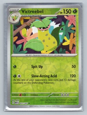 Victreebel SV: Scarlet & Violet 151 071/165 Near Mint NM Reverse Holo