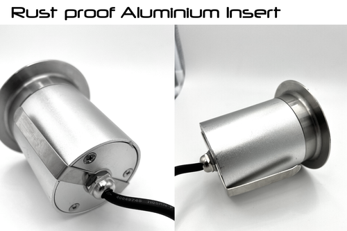 5W LED Plasstronics Underground uplight 12V canister Inground stainless 3000K - Picture 9 of 11