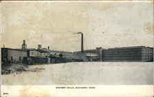 Maynard Massachusetts MA Assabet Mills Factory c1900s-20s Postcard