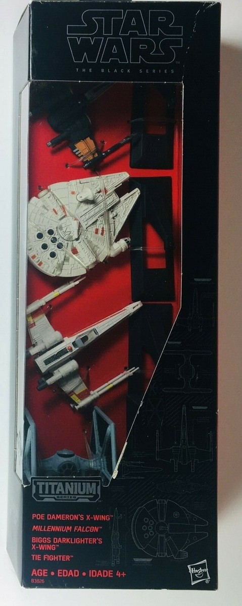 Star Wars Titanium Series ダイキャストモデル4点セット Star Wars The Black Series Titanium Series Die Cast 4 pc