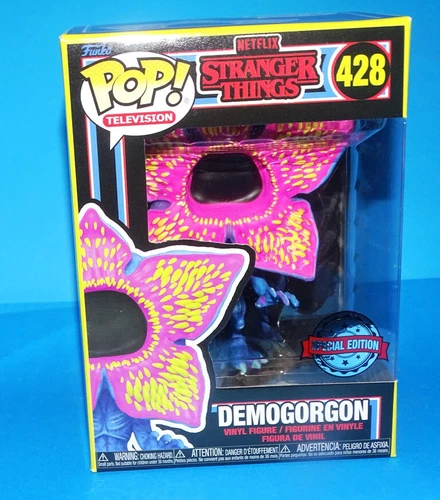 Funko POP! Television Stranger Things #428 Demogorgon Blacklight +prot