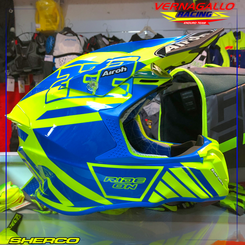 Casco + OMAGGIO Enduro Cross AIROH - TWIST 2.0 CAIROLI Giallo Fluo 2021  TW2RC31 | eBay