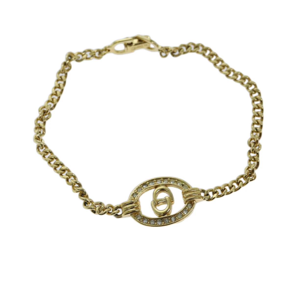 Bracelet Dior en métal doré bijou authentique