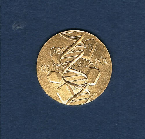 FRANCE.MEDAILLE OR.LOUIS PASTEUR 1822-1895.24 mm.7,23 grammes 920 ‰ E252.2 - Foto 2 di 2