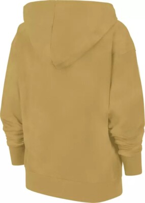 Golden State Warriors Hoodie Jacket Nike Standard Issue Gold Yellow Size L