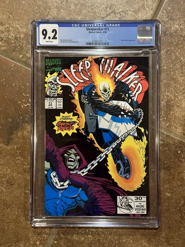 CGC 9.2 Sleepwalker #11 1992 Graded Ghost Rider appearance. Marvel Comic
