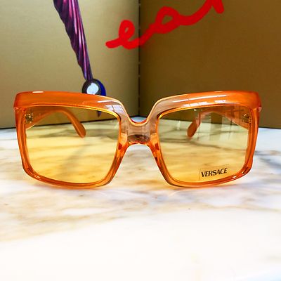 GIANNI VERSACE sunglasses 384 col 363 orange from F/W 2000/2001 