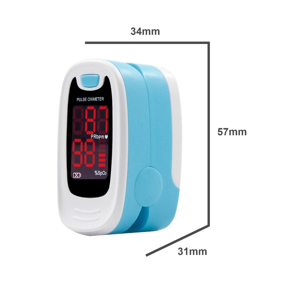 US seller Finger Pulse Oximeter Blood Oxygen Sensor O2 SpO2 Monitor ...