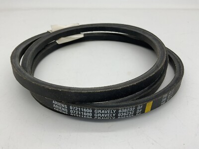 OEM ARIENS 07211600 GRAVELY 036232 DF LAWN MOWER TRANSAXLE V-BELT 1/2'' X 71''