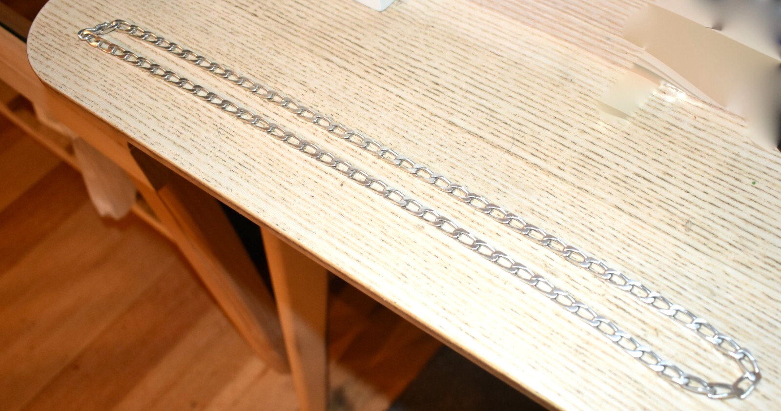 Highest Quality H/Made Solid Stg Silver 76Cm Long… - image 2