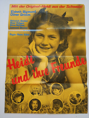 Original Kinoplakat A1: Heidi und ihre Freunde * Elsbeth Sigmund, Oliver Grimm