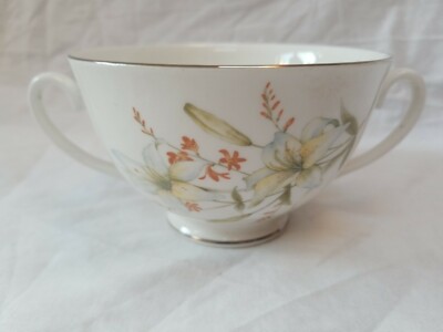 Marlborough Suppenschüssel Rare Vintage Bone China zwei Griffe Made in England 200ml