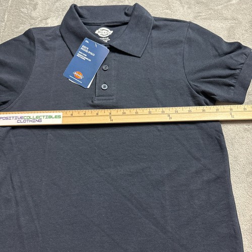 Dickies Polo Kids' Medium Short Sleeve Pique Polo Shirt NWT - Picture 6 of 9