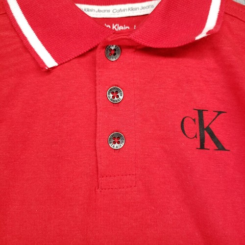 CALVIN KLEIN Boys POLO SHIRT ONLY 24 MONTHS Red NWT - Picture 8 of 18