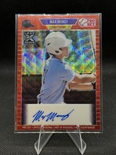 2021 Pro Set Metal - 1989 Pro Set Base Autographs Wave Red #PA-MM3 Max Muncy