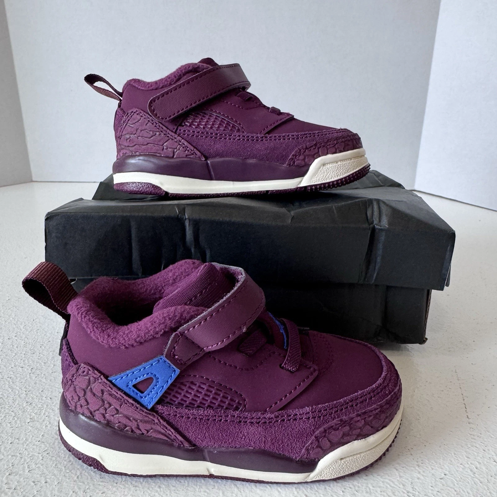 Jordan Spizike Low (TD) Sneakers Bambino Taglia 10c Viola NUOVE!