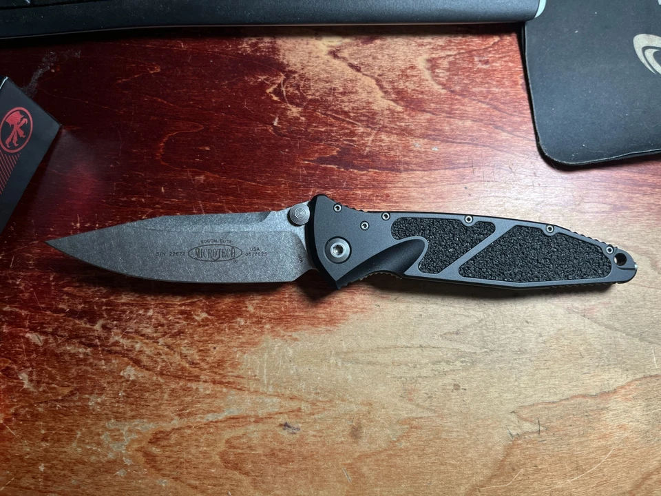 Microtech SOCOM Elite (S/E 160-10) Stonewash M390 blade  Aluminum handle - Image 2 of 4