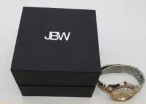 Reloj para mujer JBW Mondrian 1/6 CT. T.W diamante y cristal oro 18K Foto 4 de 4