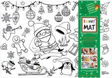 Funny Mat Table Top Coloring Mat - Holiday - NEW
