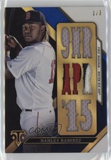 2016 Topps Triple Threads Relics Sapphire /3 Hanley Ramirez #TTR-HR1 1oq2