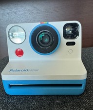 Polaroid Now Instant Camera i-Type Autofocus Blue/White  Carry Case