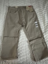 Levi's Men's Regular Fit Straight Leg Gray Denim Stretch Mid Rise Jeans