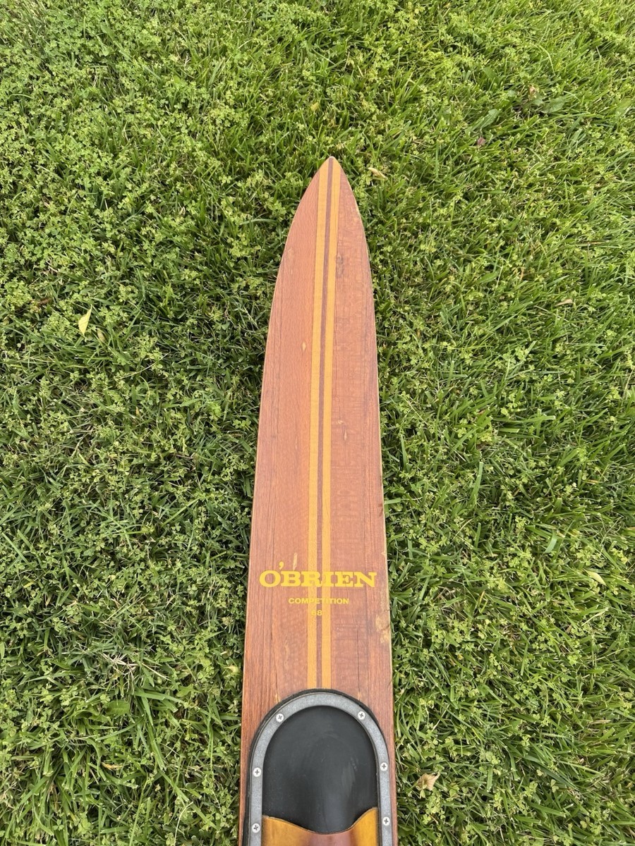 Vintage O'Brien Competition 68” Wood Slalom Water Ski | eBay