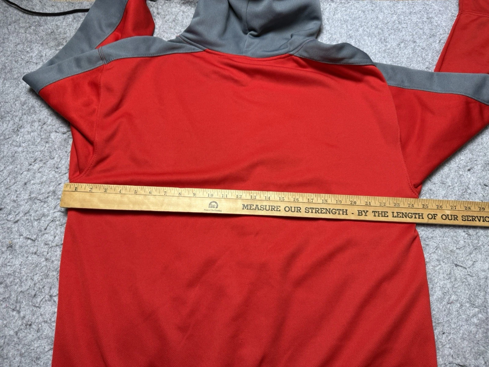 VETEMENTS Felpa con cappuccio Rutgers Scarlet Knights uomo extra large full zip college