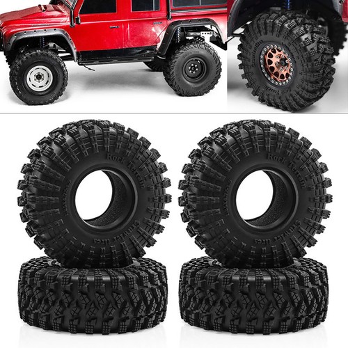 4Pcs 120*47mm 1.9" Tires Tyres Part for SCX10 90046 D90 TRX4 TRX6 RC car - Picture 2 of 11