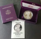 1991 S Proof $1 American Silver Eagle Dollar