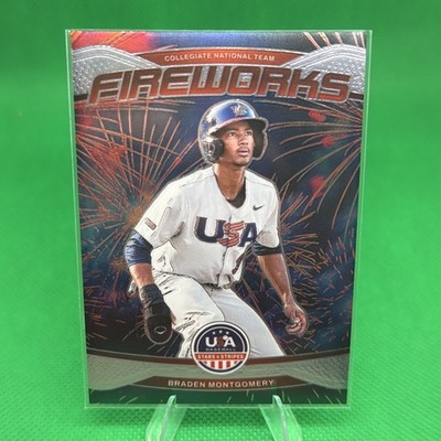2026 Panini Stars And Stripes Braden Montgomery  Fireworks   #21