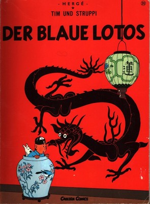 Tim & Struppi Album Band 20: Der blaue Lotos (12. Auflage 1987) Z 3