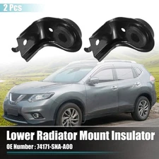 2pcs Car Upper Radiator Bracket with Cushion for Honda Civic 2006-2011