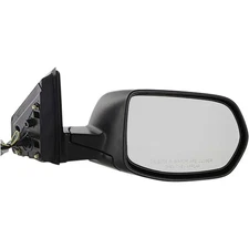 Mirror For 2007-2011 Honda CR-V Textured Black Power Glass Passenger Side