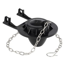 2-Inch Universal Toilet Flapper Replacements Compatible with 2 Inch, Black