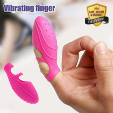 Mini Vibrador de Dedos Masajeador de Clítoris Estimulador de Punto G Mujer Adulto Lubricantes
