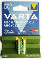 2Er Varta Recharge Accu Recycled Aaa 800Mah HR03 1,2V Nimh-Akku 56813